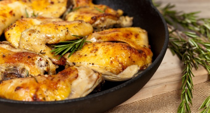 From The Crispy Skin To The Garlic Sauce; This Chicken Recipe Is A Breeze To Make & Only Takes A Few Minutes!