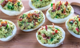 Martha Stewart’s Famous Avocado Deviled Eggs