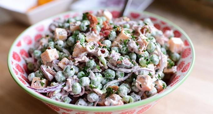 This Creamy Salad Looks Strange But It’s Delicious & Has a Kick!