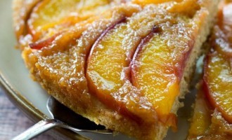 Looking For Something Absolutely Jaw Dropping & Delicious? Then Make Our Upside-Down Peach Coffee Cake!