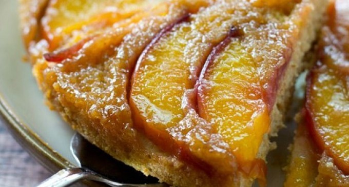 Looking For Something Absolutely Jaw Dropping & Delicious? Then Make Our Upside-Down Peach Coffee Cake!