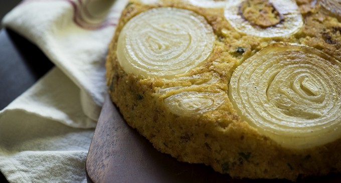 This Vidalia Onion Upside Down Cornbread Is The Perfect Way To Start The Fall Season