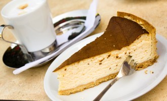 It Only Takes 8 Simple Ingredients To Make This Cappuccino Inspired Cheesecake