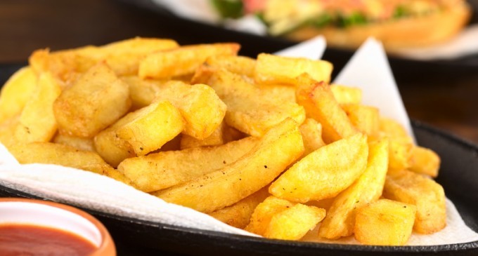One Woman Was Arrested For Theft Charges After She Allegedly Stole French Fries Off A Police Officers Plate