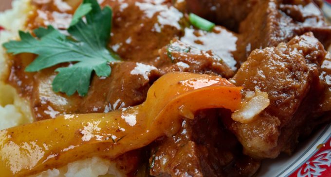 Porkolt May Sound Like A Funny Recipe To Make But This Hungarian Stew Has All Of Our Favorites