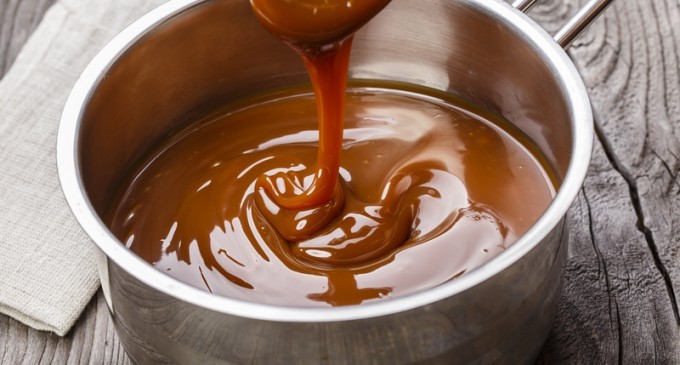 We Just Made A Thick Caramel Sauce & Added A Special Ingredient No One Would Have Ever Thought Of