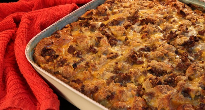 This Breakfast Dish Has All Of Our Favorites Packed Inside One Gooey, Cheesy Casserole