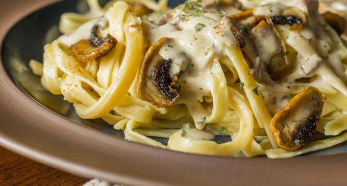 The Next Time Pasta Is On The Menu Try Our Signature, Homemade Recipe For Creamy Garlic & Mushroom Alfredo