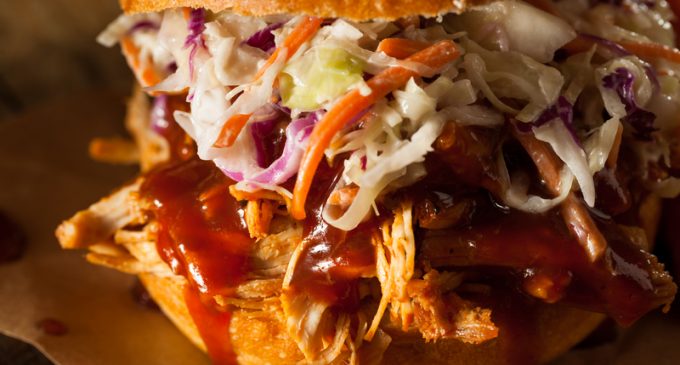 We Made A Pulled Pork Sandwich Then Piled On Our Secret Recipe For Apple Slaw: It Was The Best Damn Thing We Ever Made