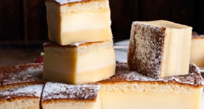 This Layered Custard Cake Has Been Popping Up All Over So We Decided To Try It Ourselves