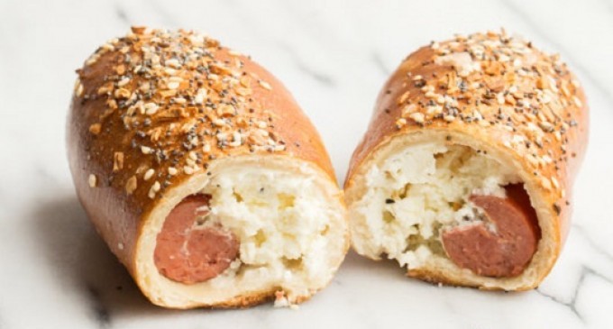We Used To Hate Hot Dogs But When We Stuffed Them Inside A Warm, Gooey, Cheesy Bagel Everything Changed