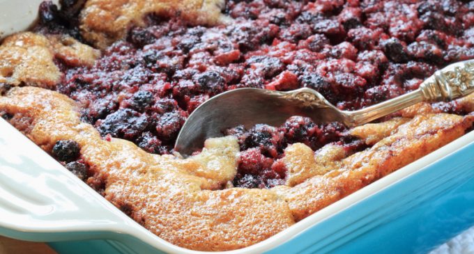 Forget The Oven: We Made This Delicious, Seasonal Berry Cobbler Right On The Grill & It Tasted Awe-Mazing!
