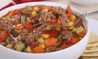 Craving A Hamburger But Hate All The Calories & Don’t Want Fast-Food? Make This Savory Hearty Soup Instead