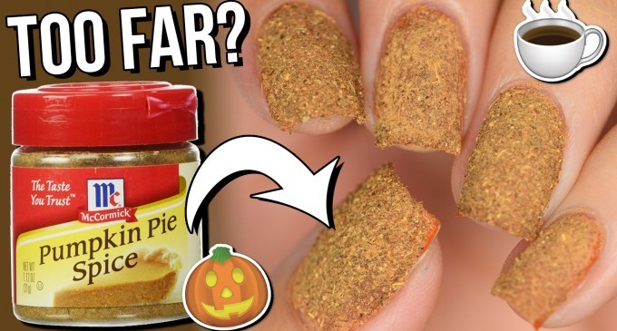 She Painted Her Nails With Pumpkin Spice & The Video Went Viral – Find Out How It Looks!