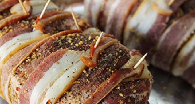 This Smoked Bacon-Wrapped Pulled Pork Butt Was Amazing – Especially When We Smothered It In Our Homemade Sauce