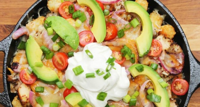Forget The Tortilla Chips: We Just Made Nacho’s With Some Crispy Tater Tot’s & The Flavor Was Unbelievable