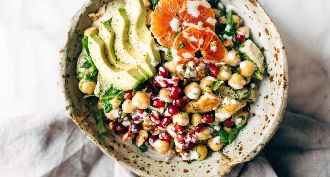 This Winter Spa Salad With Lemon Chicken Makes For A Fantastic Lunch And That Secret Ingredient Really Took The Flavor Up A Notch!