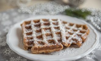 These Gingerbread Waffles are Sure to Make Everyone’s Breakfast Festive and Delicious!