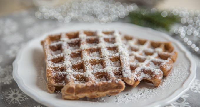 These Gingerbread Waffles are Sure to Make Everyone’s Breakfast Festive and Delicious!