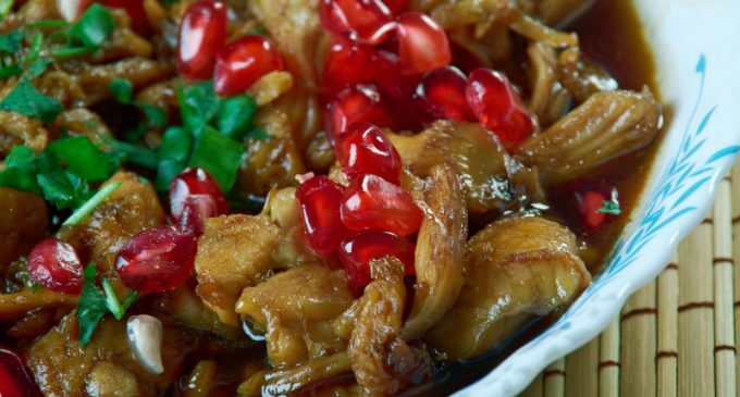 This  Classic Persian Chicken Stew With Walnut And Pomegranate Sauce Is So Hearty And We Couldn’t Believe How Much Flavor It Had!