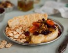 This Brie Cheese Topped With The Most Delicious Cranberry Walnut Fruit Compote Makes A Wonderful Appetizer!