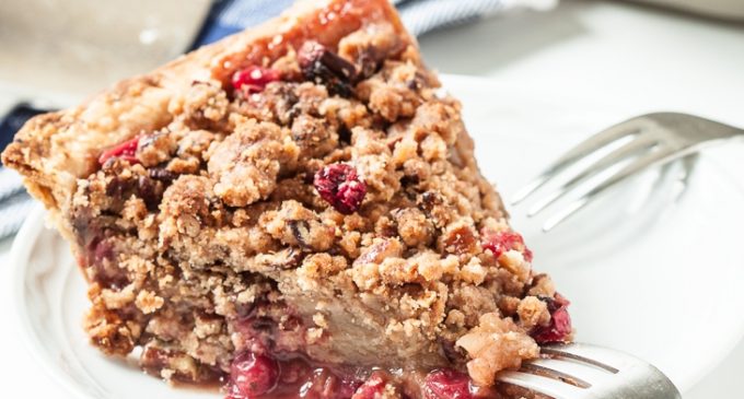 This Dutch Apple Cranberry Pie Is So Incredible And That Topping Makes It Irresistible!
