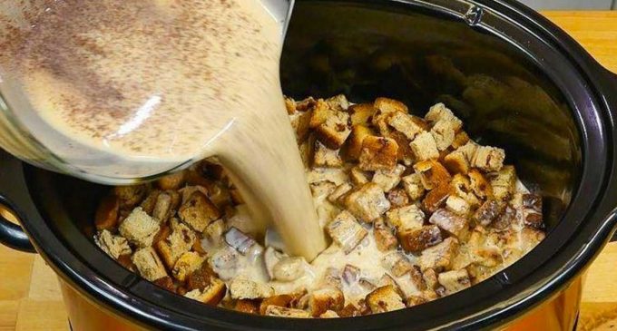 This Cinnamon Swirl French Toast Is Made Right In The Crock Pot And The Secret Ingredient Makes It Taste Simply Amazing!