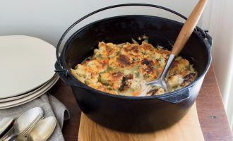 Comfort Food At It’s Finest One Pot Chicken & Biscuits