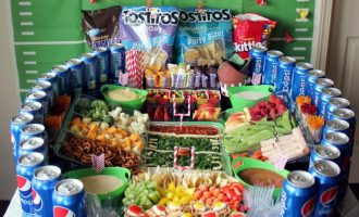 These Snack Stadiums Are Delicious And Just Right For Any Super Bowl Party!