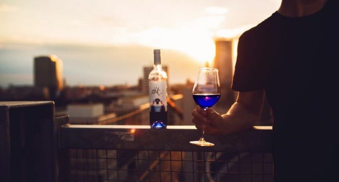 There Is A New Brightly Colored Blue Wine But Some People Aren’t Sure If It Really Wine At All!