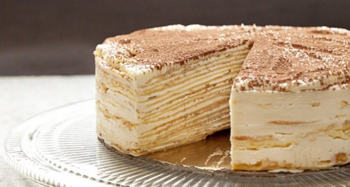 This Decadent Tiramisu Crepe Cake Will Blow Your Mind