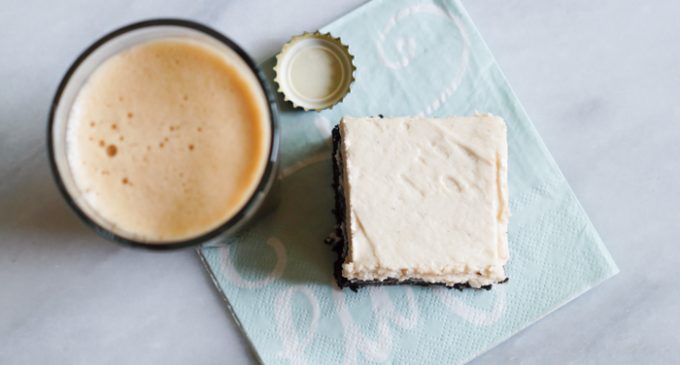 These Mocha Brownies With Vanilla Bean Frosting Have A Surprise Ingredient