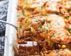 This Chicken Enchilada Ravioli Bake Combines Two Classics And It’s Unbelievable!