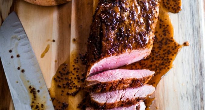 This Honey Glazed Pork Tenderloin is Perfect for Small Gatherings