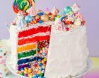 Out of the Box Baking: Ultimate Rainbow Surprise Cake