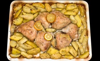 This Lemon Chicken and Potatoes Recipe is a Traditional Greek Favorite
