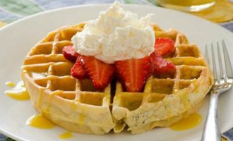 These Decadent Lemon Poppy Seed Waffles Make a Perfect Breakfast in Bed