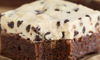 These Chocolate Chip Cookie Dough Brownies Combine Two of Our Favorite Desserts