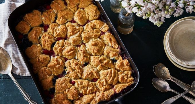 This Berry Cobbler Has a Surprising Topping That Makes It Even Better