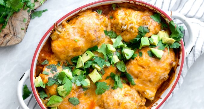 These Chicken Enchilada Roll-Ups Are Spicy and Delicious