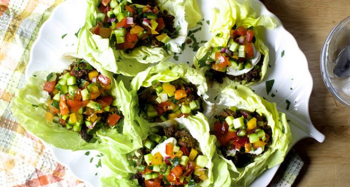 These Lettuce Wraps With Spiced Lamb and Lentils Are Perfect for Lunch or Dinner