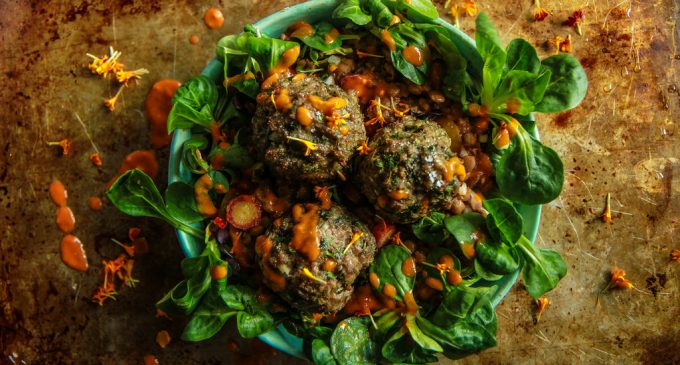 Garlic Spiced Lamb Meatballs