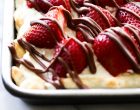 Get Sweet Relief With This Chilled Strawberry Cream Slab Pie