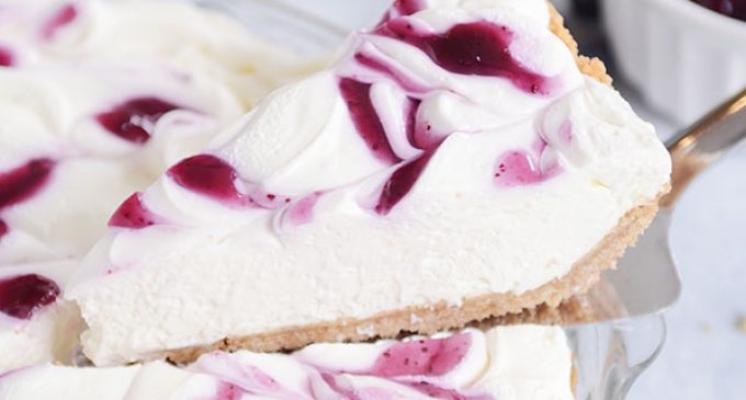 One Bite of This No-Bake Lemon Blueberry Cheesecake and We Were Hooked