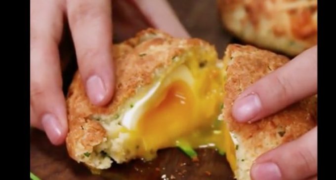 Egg Stuffed Biscuits are as Amazing As They Sound