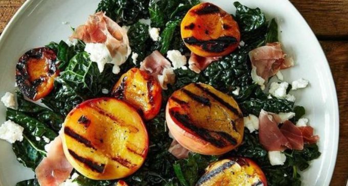 This Grilled Peach and Apricot Salad Is Our New Favorite Lunch