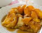 Peach Croissant Bake