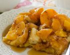 Peach Croissant Bake