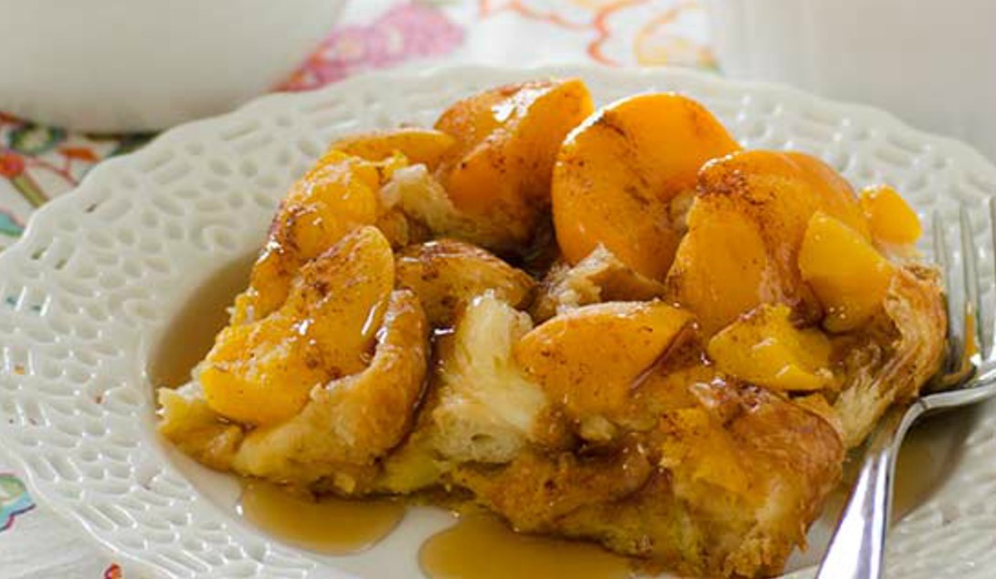 Peach Croissant Bake Recipe Station