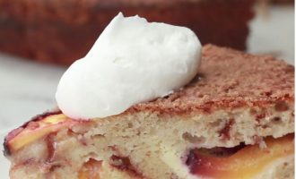 Semi-Homemade: Peaches & Cream Coffee Cake